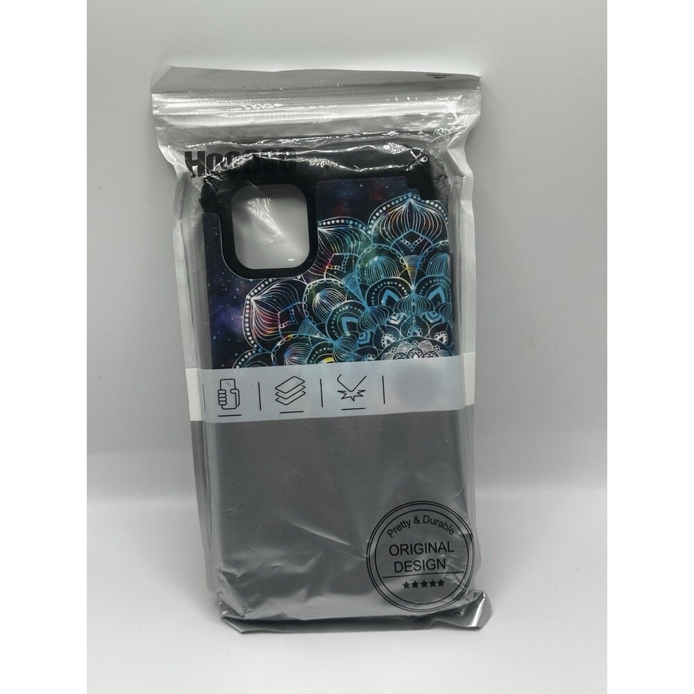 Hocase iPhone 11 Pro Max Case Mandala Galaxy Shockproof Cover